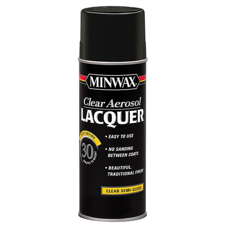 MINWAX Lacquer Clear Aerosol Semi-Gloss 15205